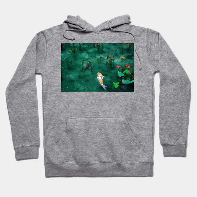 FOREST GREEN POND AND BEAUTIFUL KO Hoodie by stephaniek